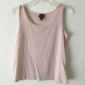 Eileen Fisher Light Pink Silk Top